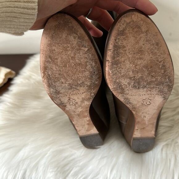 Loeffler Randall | Chestnut (Brown color) Matilde Wedge Boots Size 5.5 - Picture 8 of 15